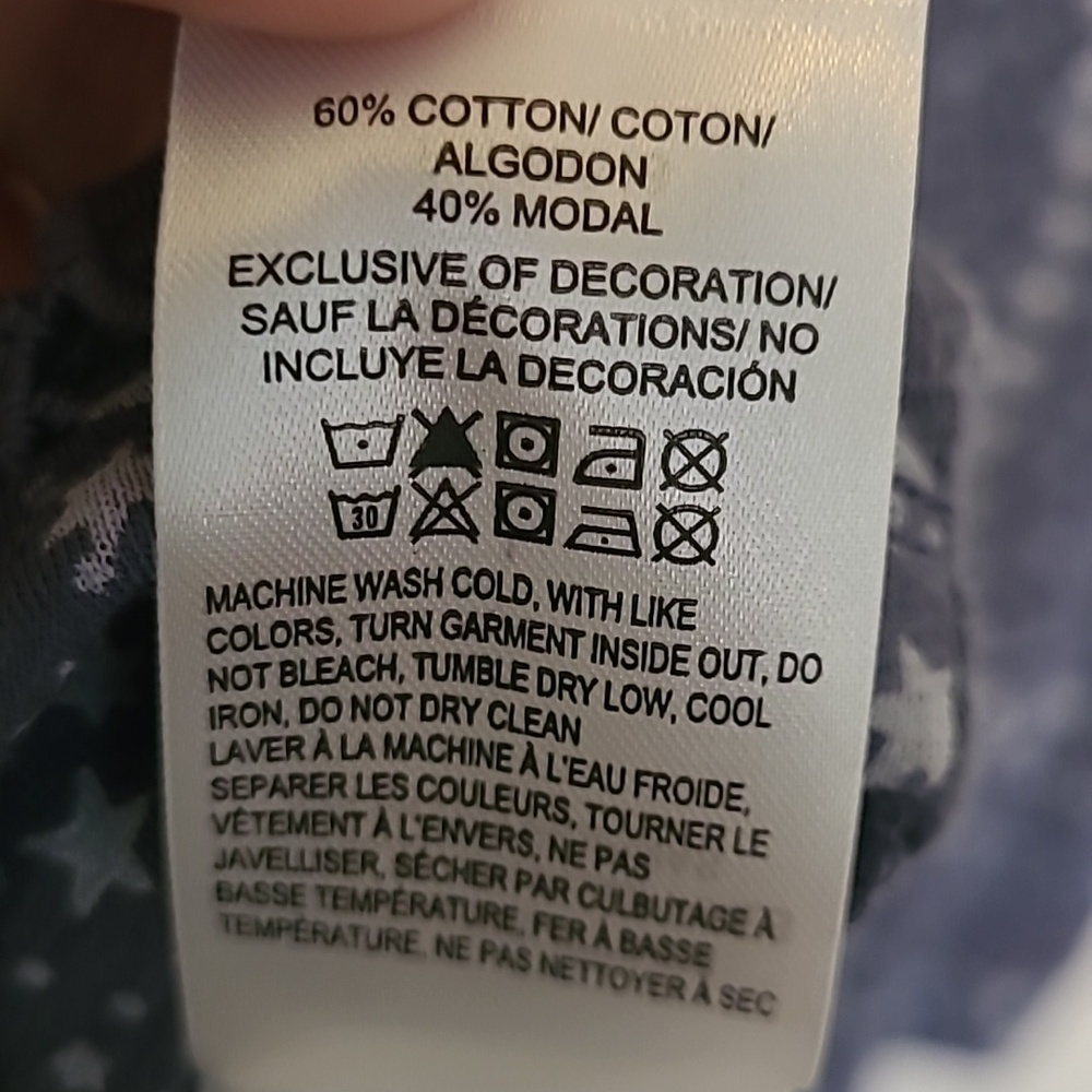 Lucky Brand Sleeveless Star-Print Tank Top - Blue - Picture 10 of 10